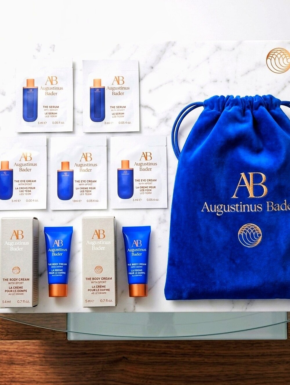 Augustinus Bader cosmetics lot